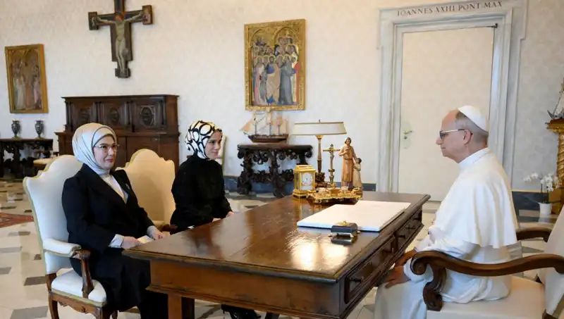 Emine Erdoğan ve Papa Leo Buluşması: Gazze'nin Geleceği İçin Üzerinde Durulan Anlaşmalar