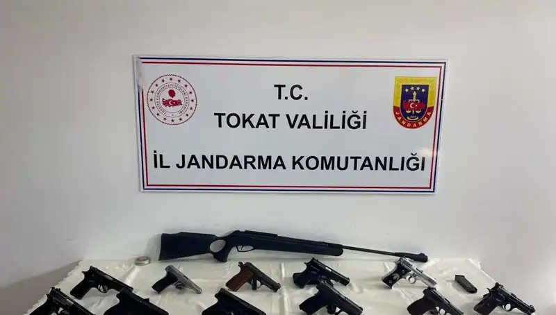 Tokat'ta Kaçak Silah Operasyonu: İki Şahsın Gözüne Girdi