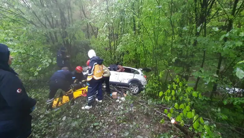 Direksiyon Hakimiyeti Kaybedildi: Ormana Uçan Araçta Can Kayıpları Var