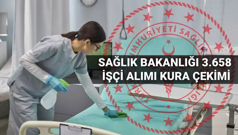 Sağlık Bakanlığı 2025’te 3.658 İşçi Alımı için Kura Takvimi Açıklandı