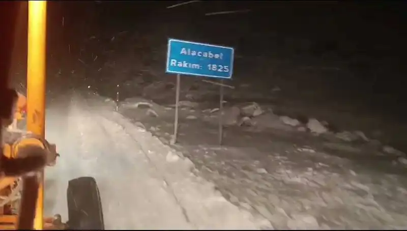 Antalya’da Yağmurların Ardından Gelen Beklenmedik Kar Sürprizi