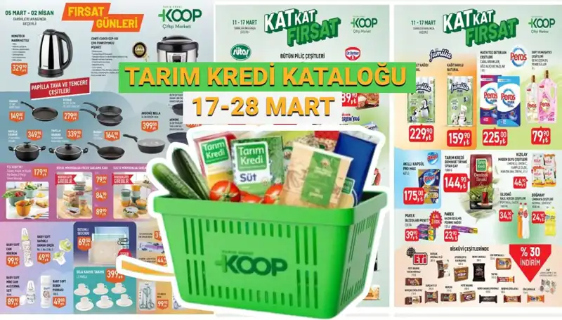 Tarım Kredi Kooperatif Marketleri'nde Mart Ayı Rüzgarı: İndirimli Ürünler Neler?