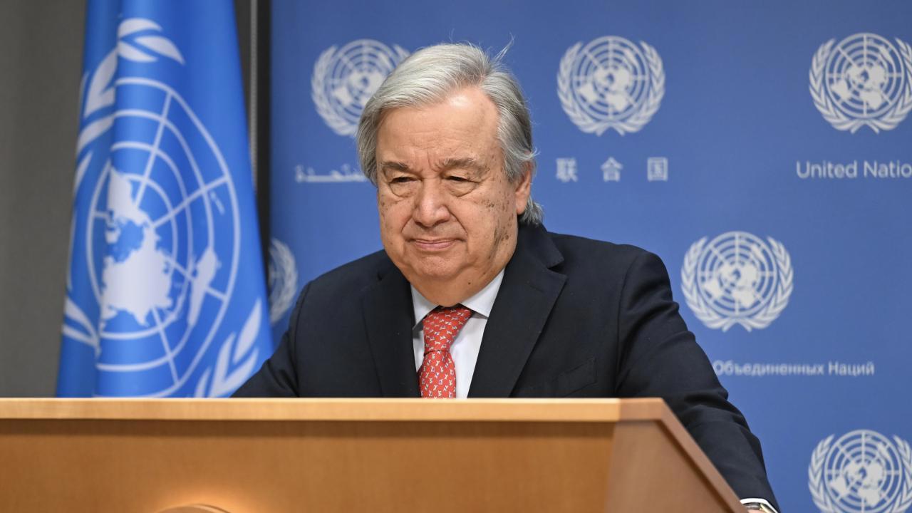 Birleşmiş Milletler Genel Sekreteri Guterres: Suriye halkı tarihi bir fırsatla karşı karşıya