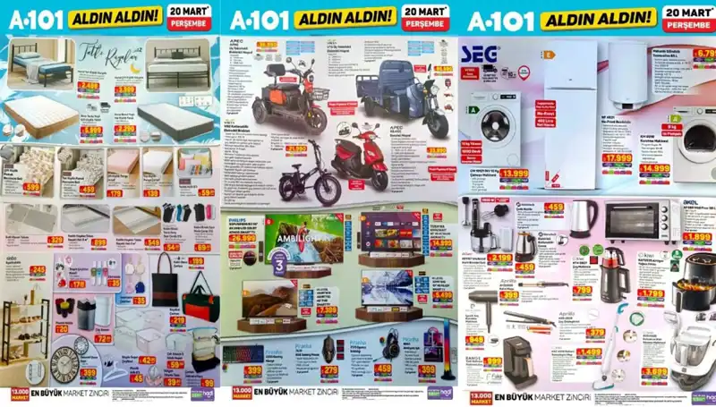 A101 Aktüel Kataloğu 20 Mart: Şıklık ve Konfor Bir Arada