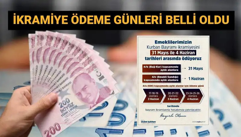 Emekli Bayram İkramiyeleri Ne Zaman Yatacak? İşte Tarihler!