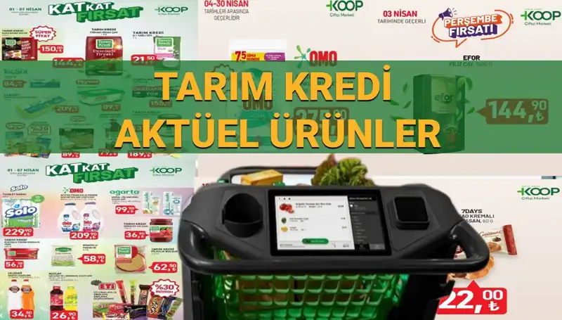Nisan Ayında Tarım Kredi Kooperatifi Marketlerinde Harika İndirimler Başladı!