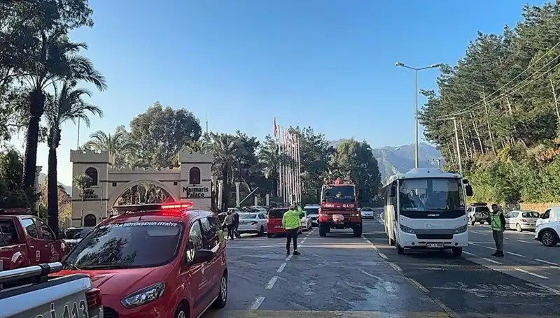 Muğla'da Lüks Otelde Yangın Paniği: Misafirler Tahliye Edildi